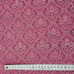 Baumwollsatin Ornamente aubergine