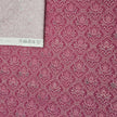 Baumwollsatin Ornamente aubergine