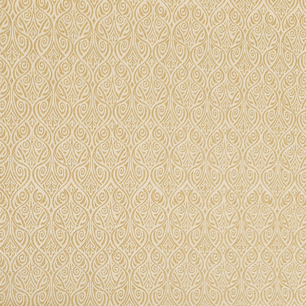Baumwoll-Köper Ornamente gelb