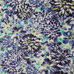 Canvas große Blumen blau