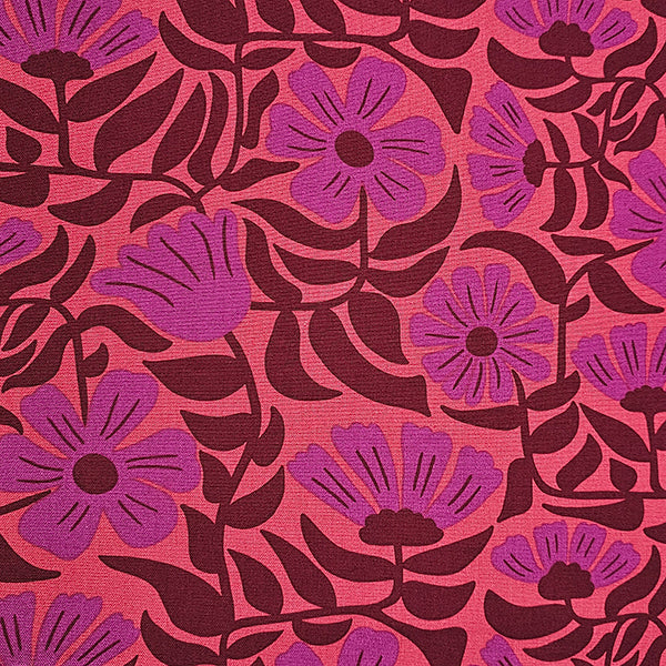 Canvas Blumen blush