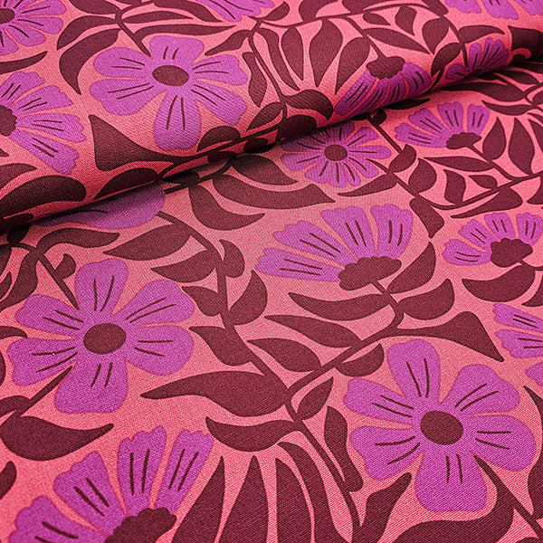 Canvas Blumen blush