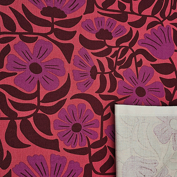 Canvas Blumen blush