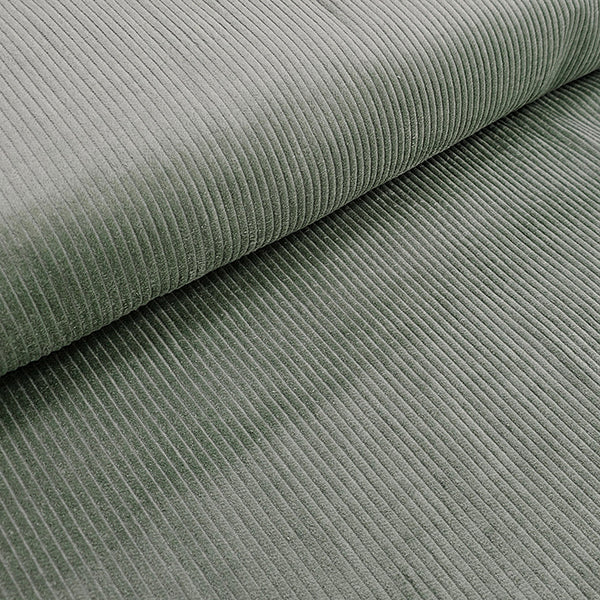 Cordstoff hellgrün