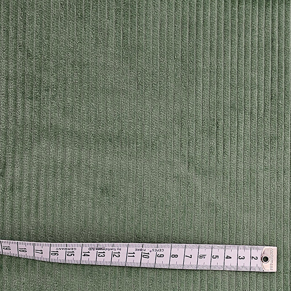 Cordstoff hellgrün