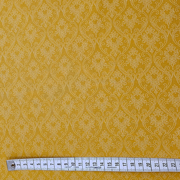 Baumwolle Halbdruck Ornamente in gelb