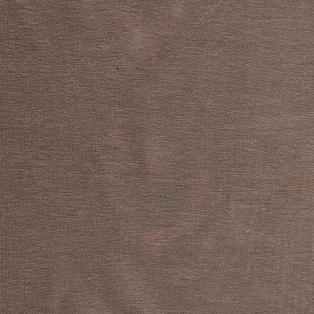Baumwolljersey uni beige taupe