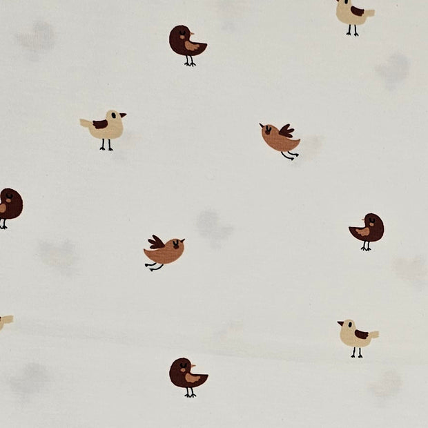 Jersey Hühner und Vögel