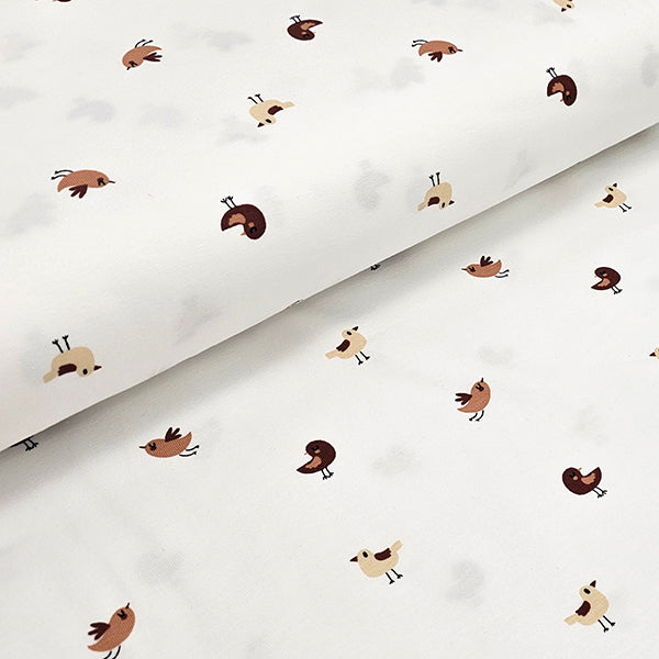 Jersey Hühner und Vögel