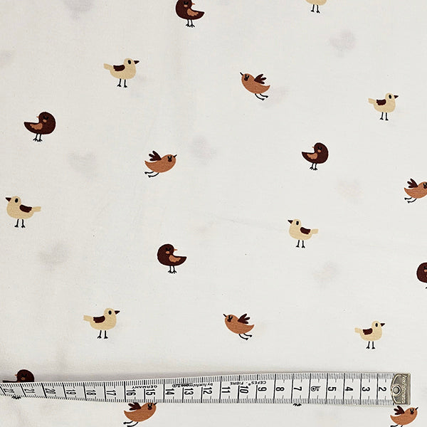 Jersey Hühner und Vögel
