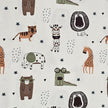 Stoffbox Jersey Wildtiere und Waffeljersey mit Bündchen