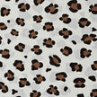 Baumwoll-Popelin Leoprint wollweiß