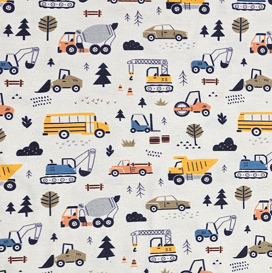 Jersey Fahrzeuge ecru