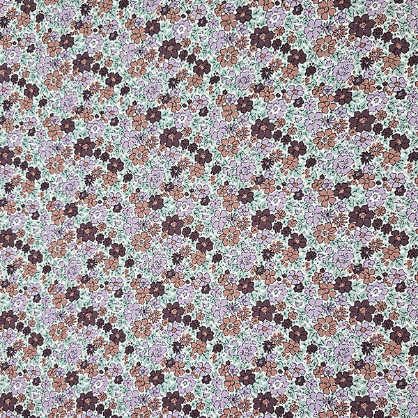 Jersey Blumen lila und flieder
