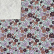 Jersey Blumen lila und flieder