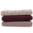 Trachten Stoffpaket bordeaux und taupe mit Schürze