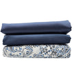 Trachten Stoffpaket Babycord jeansblau und Paisley mit Schürze