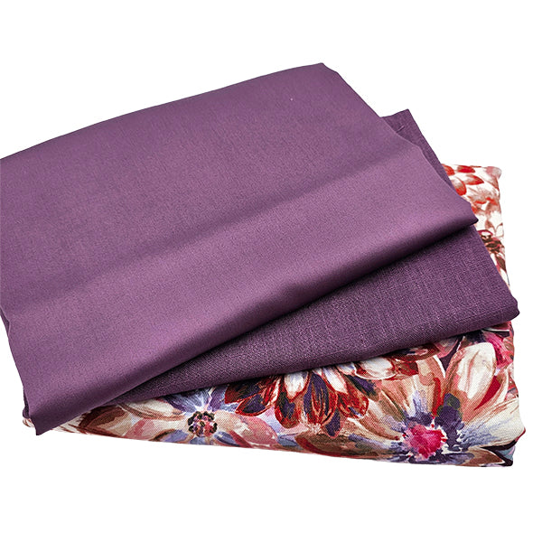 Trachten Stoffpaket traube und Blumen mit Schürze
