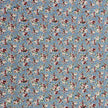 Baumwolle Rosen blau