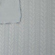 Zopf Jacquard/ Jersey hellblau