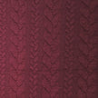 Zopf Jacquard/ Jersey bordeaux