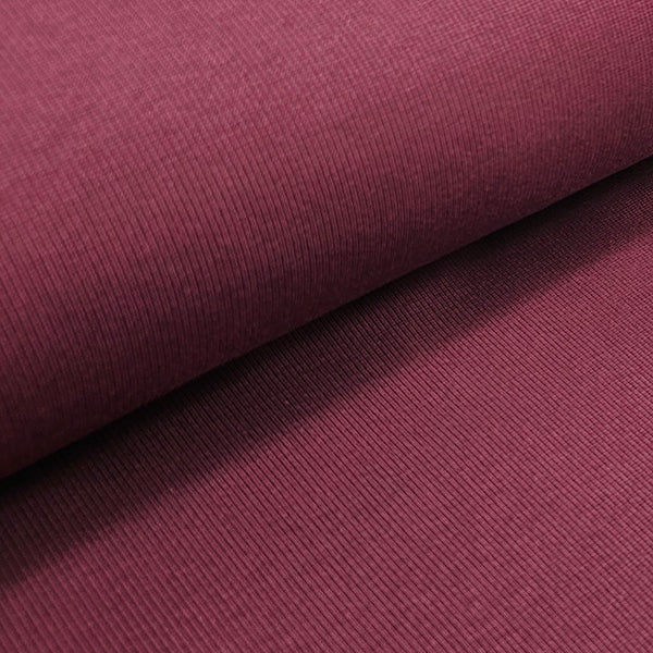 Rippjersey bordeaux