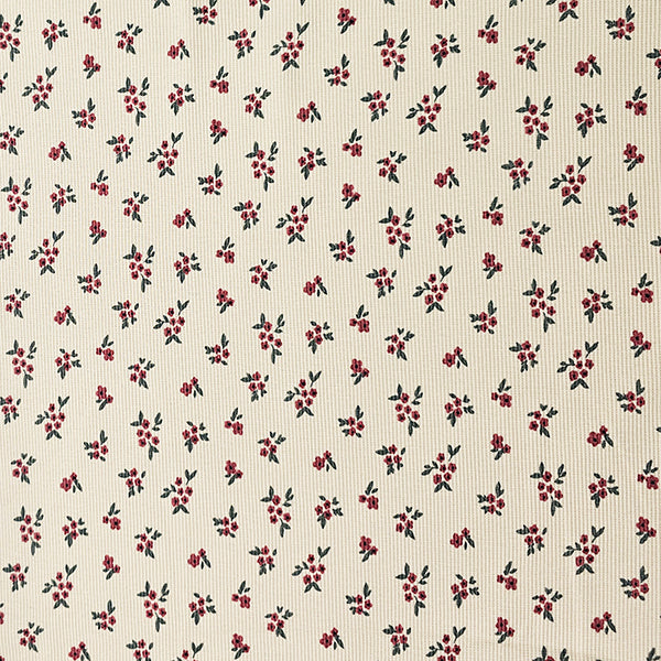 Rippjersey Blumen natur