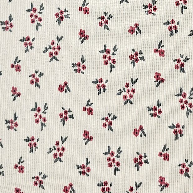 Rippjersey Blumen natur