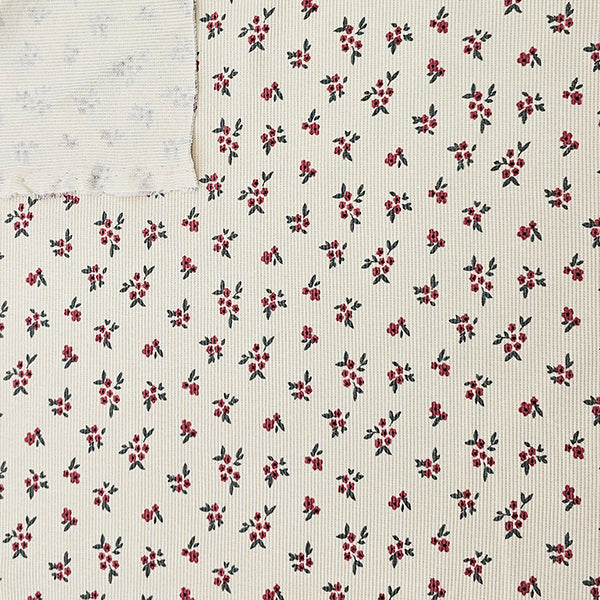 Rippjersey Blumen natur
