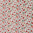 Baumwoll-Popelin Erdbeeren