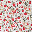 Baumwoll-Popelin Erdbeeren