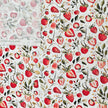 Baumwoll-Popelin Erdbeeren