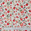 Baumwoll-Popelin Erdbeeren