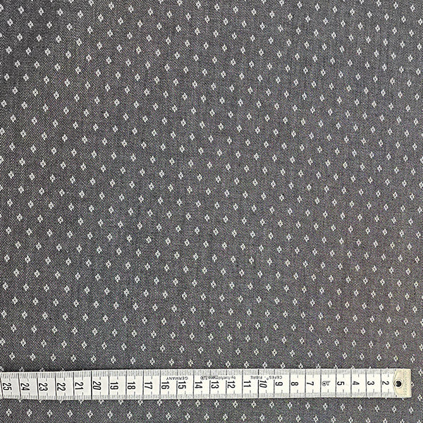 Jacquard Rauten schwarz