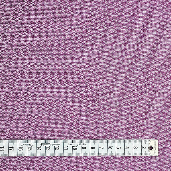 Jacquard feine Rauten rosa