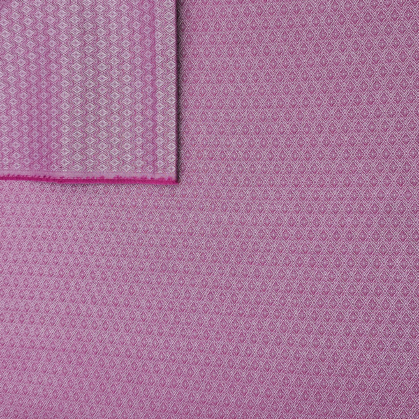Jacquard feine Rauten rosa
