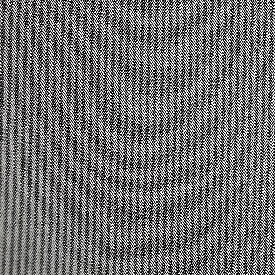 Jacquard Fischgrät fein schwarz