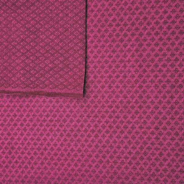 Jacquard feines Muster magenta