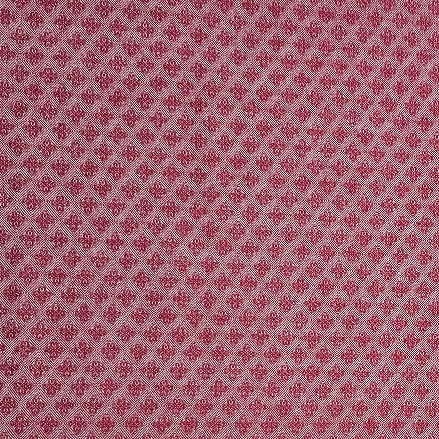 Jacquard feines Muster rot