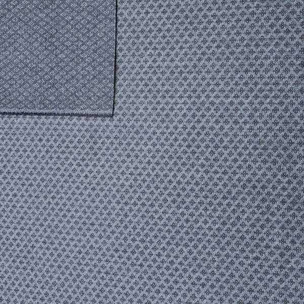 Jacquard feines Muster blau