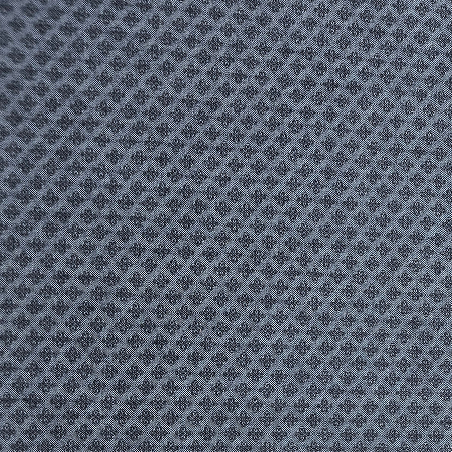 Jacquard feines Muster blau