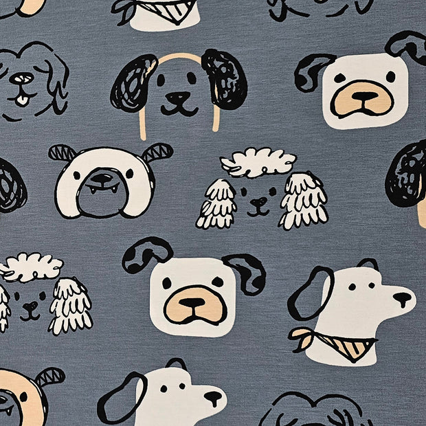 Jersey Hunde stahlblau