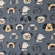 Jersey Hunde stahlblau