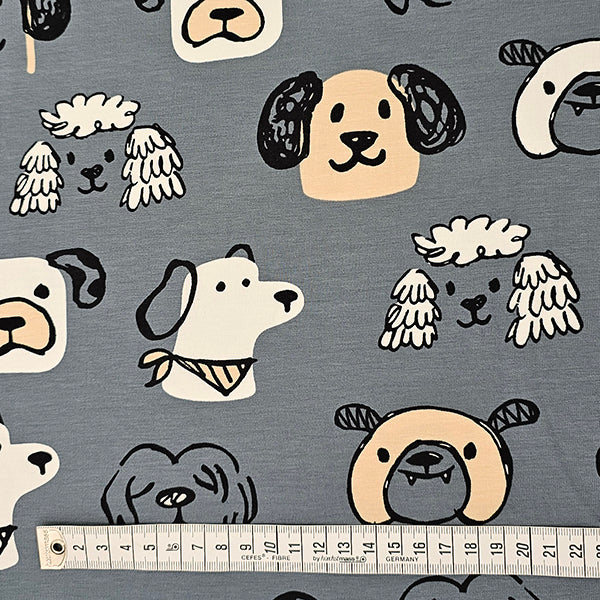 Jersey Hunde stahlblau