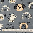 Jersey Hunde stahlblau