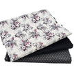 Trachten Stoffpaket schwarz und Schürze Blumenstrauß