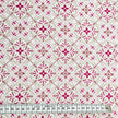 Baumwollsatin Siena Ornamente rosa und sand