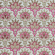 Baumwollsatin Siena Floral rosa und beige