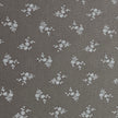 Baumwolle Streublümchen taupe