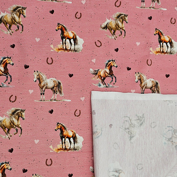 Jersey Pferde rosa